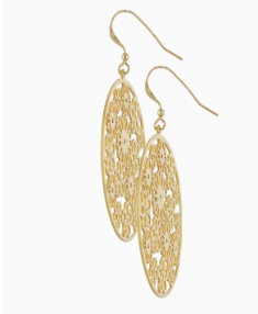 Posey Disc French Wire Earrings