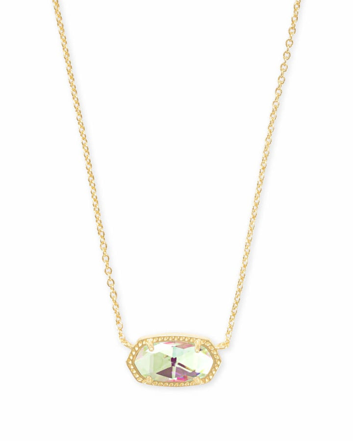 Elisa Necklace Dichroic Glass Gold