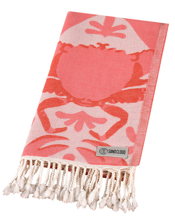 Crabby Turkish Beach Towel