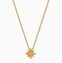 Enchanting Star Gold Necklace