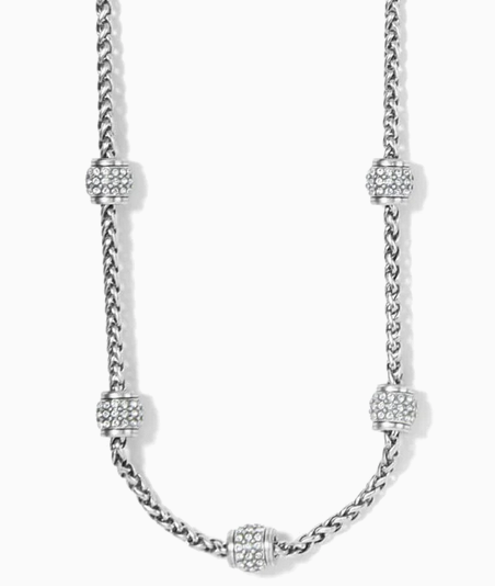 Meridian Petite Short Necklace Silver