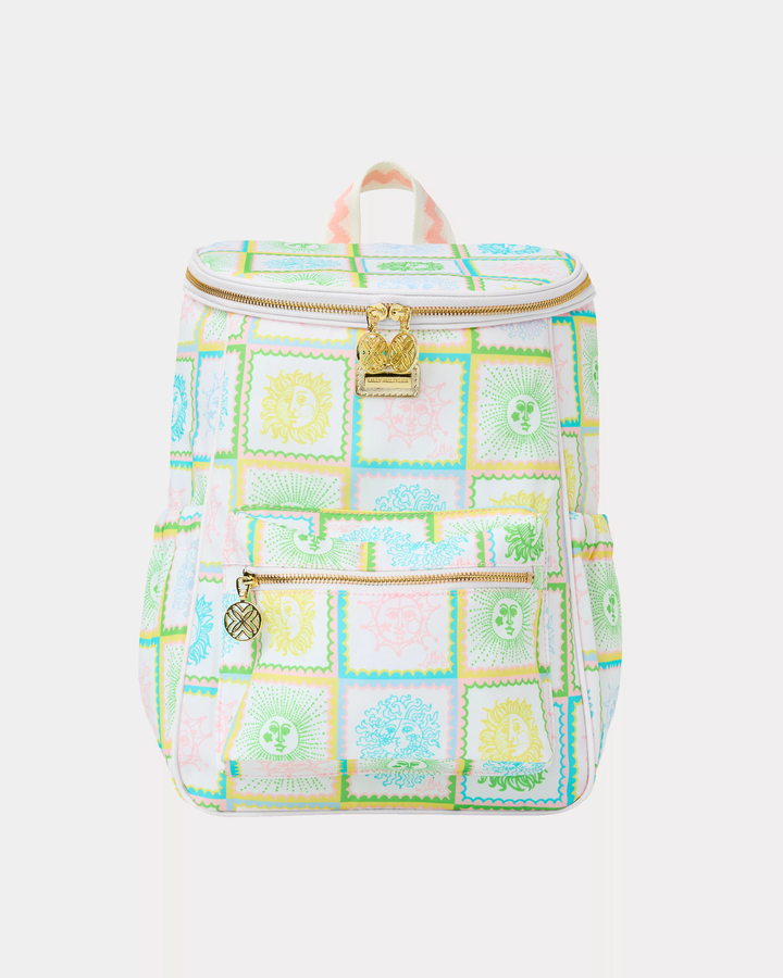 Backpack Cooler Sun Tiles Home