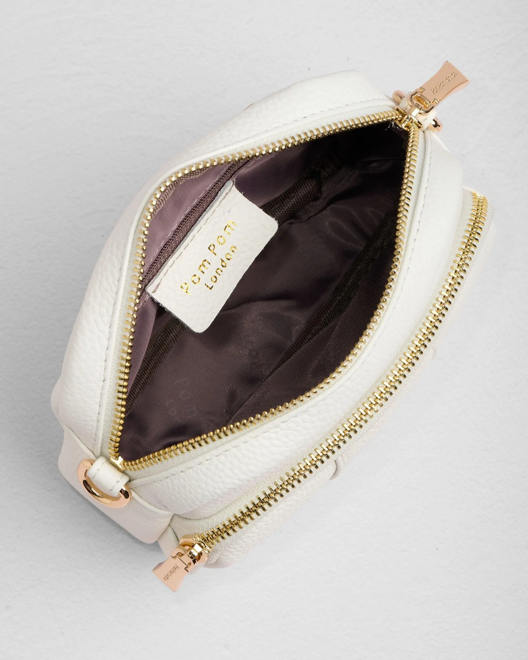 Pom Pom London Original Mini Bag Bright White