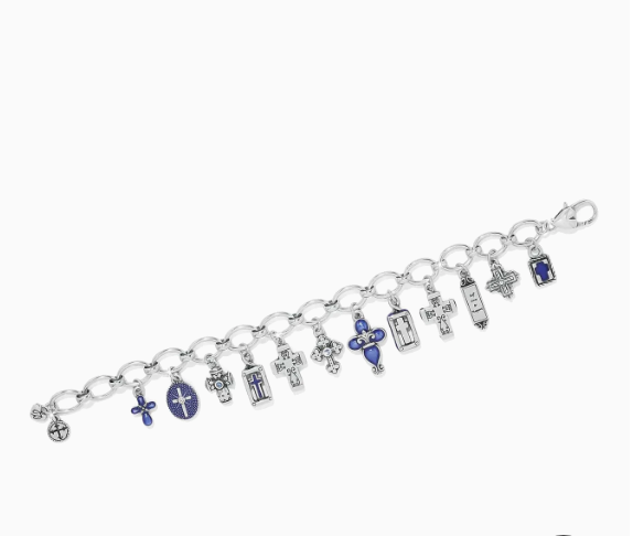 Unity Cross Charm Bracelet