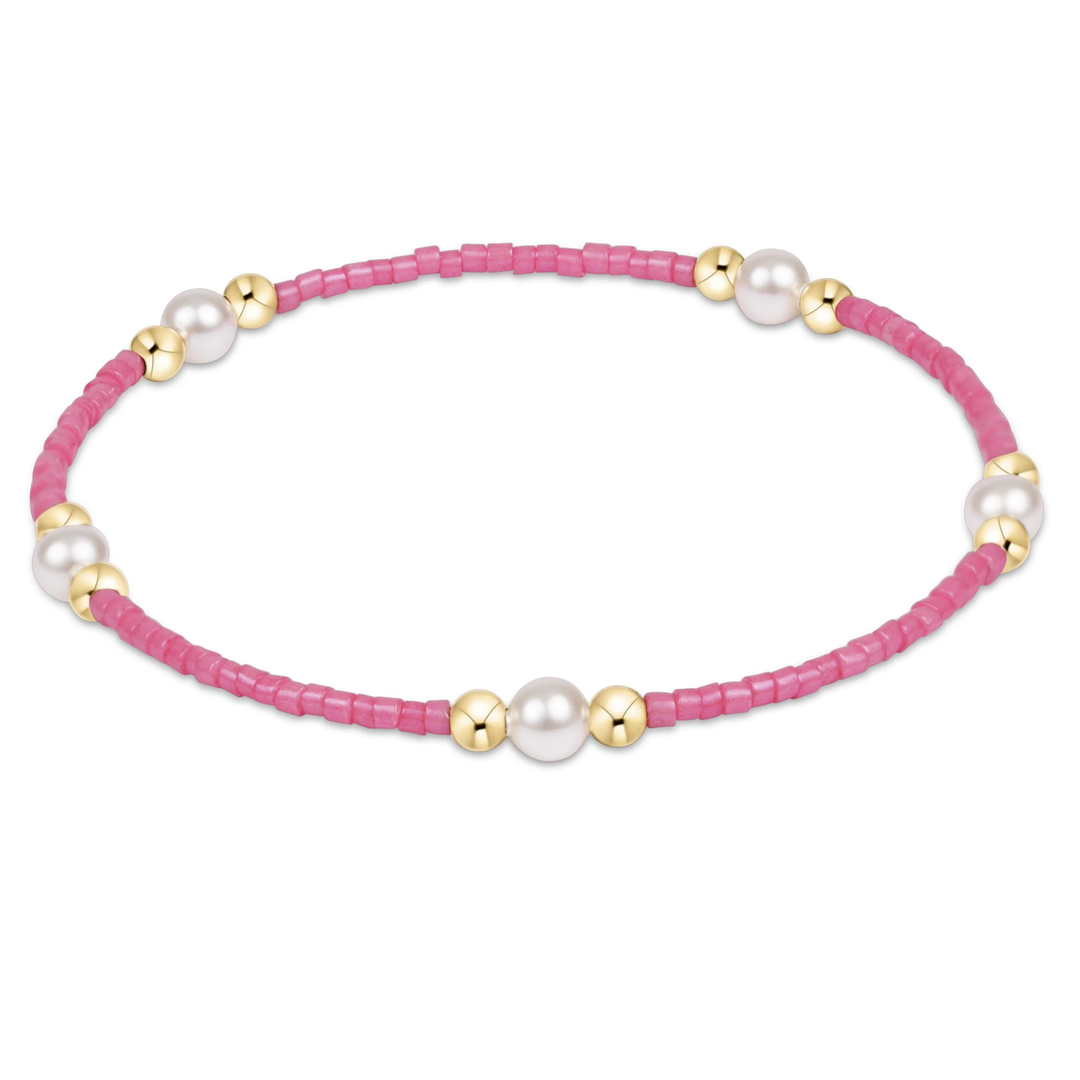 Hope Purpose Gold Bracelet Bubblegum