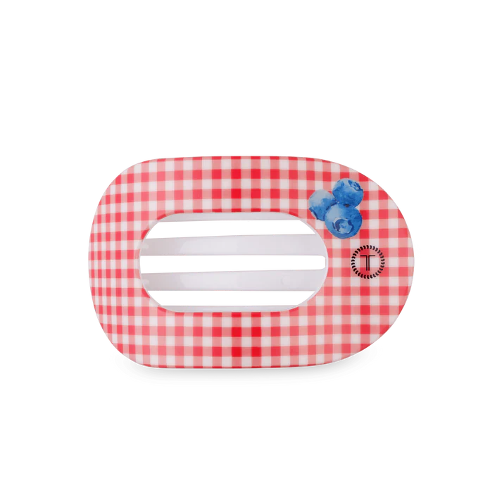 Medium Flat Round Clip Blueberry Farms