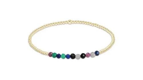 Gold Bliss 2mm Bead Bracelet- Hot Mess Fall Winter