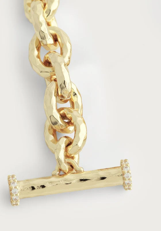 Anabel Aram Farrier Thick Chain Necklace Gold