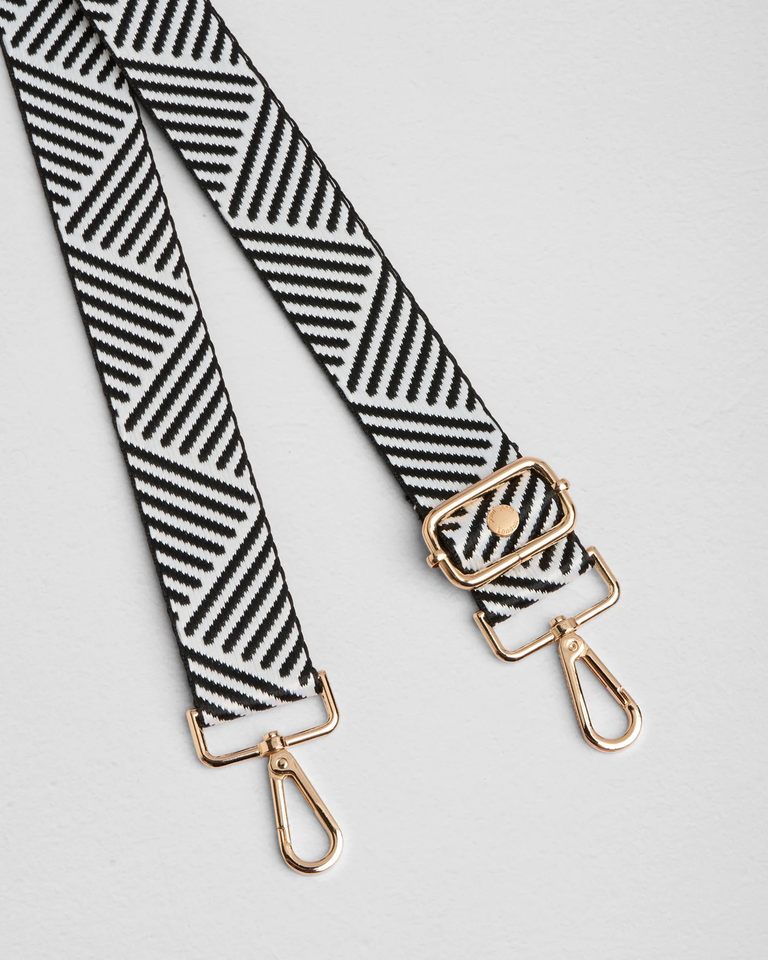 Pom Pom Strap Black and White Nautical