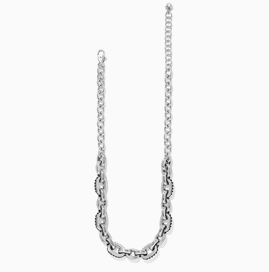 Pretty Tough Link Necklace Silver