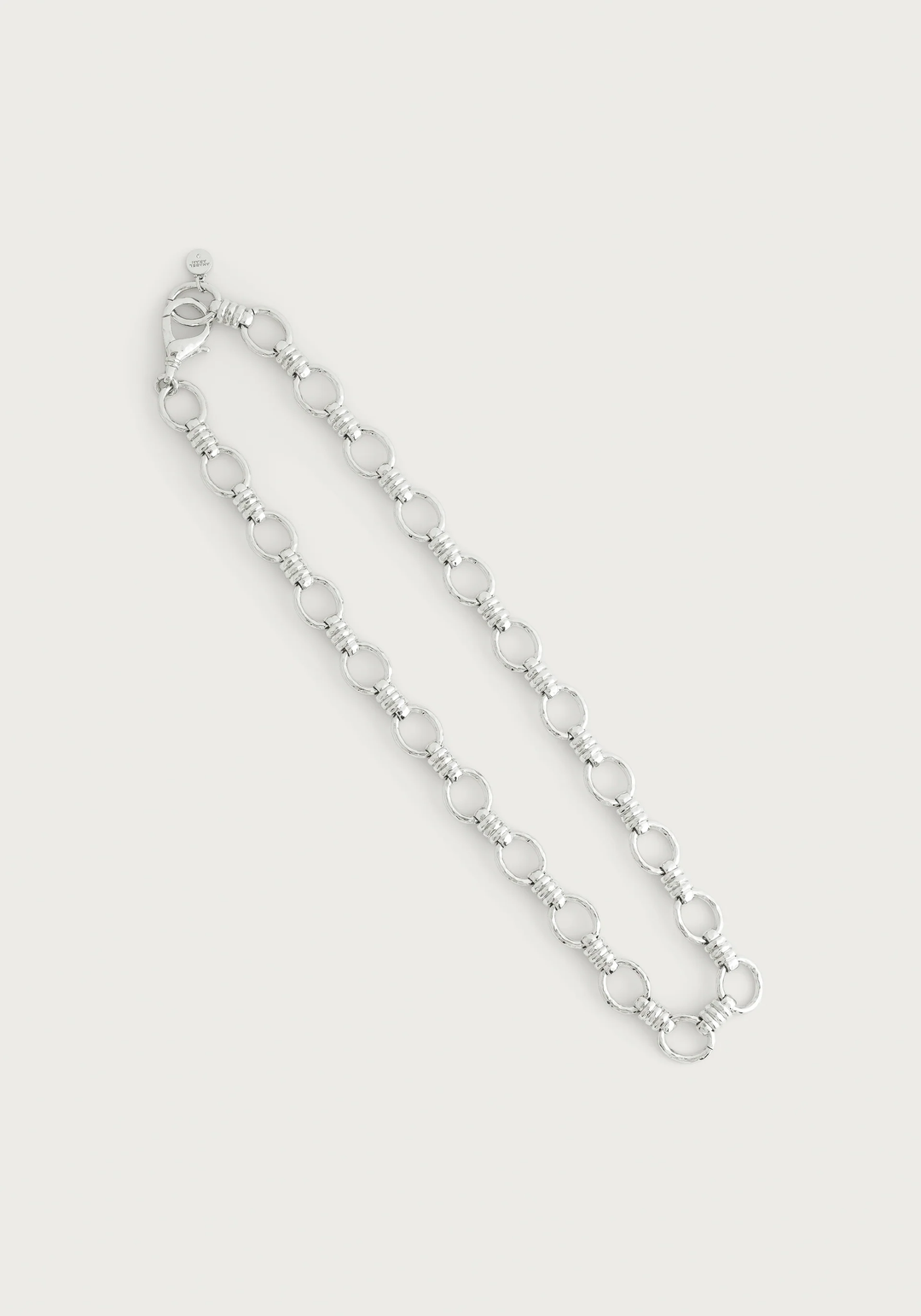 Anabel Aram Neptune Chain Necklace Silver