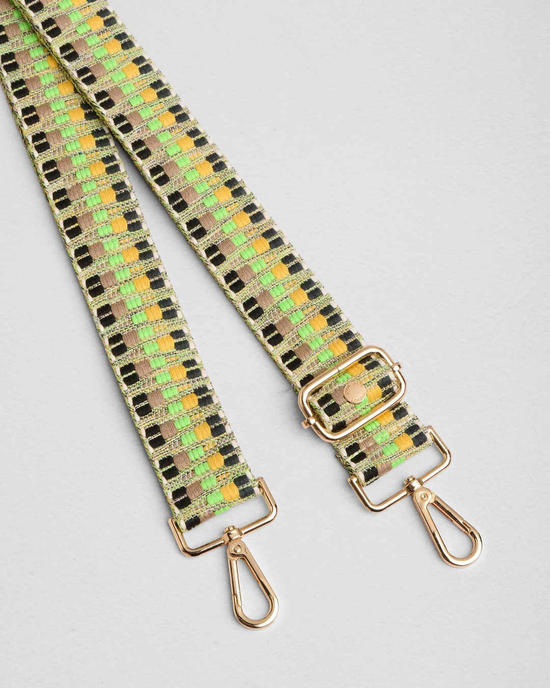 Pom Pom Strap Frog Green Twill
