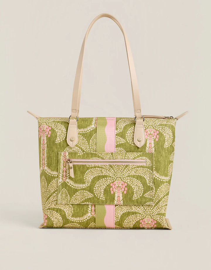 Zip Travel Tote Castillo Green Palms