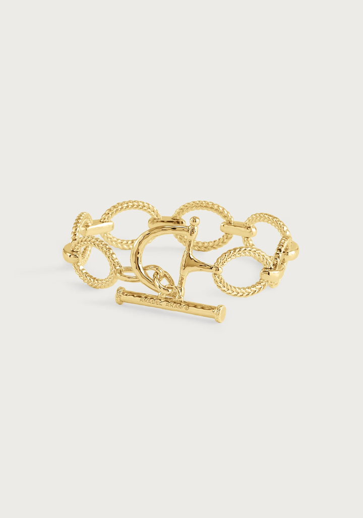 Anabel Aram Chaval Chain Bracelet Gold