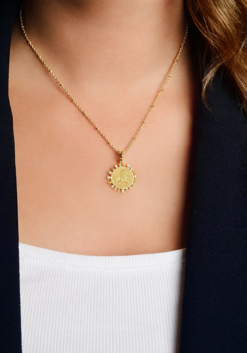 Anabel Aram Zodiac Pendant Necklace Aries