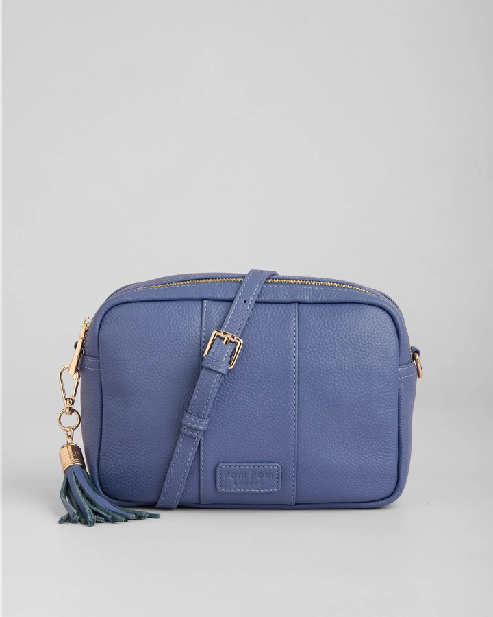Pom Pom London City Duo Bag Lupin Blue