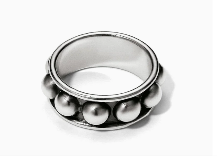 Pretty Tough Bold Stud Ring Silver 7