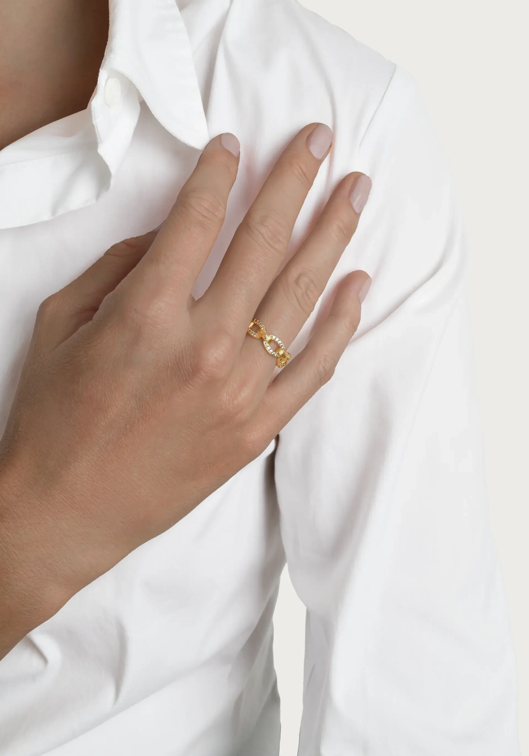 Anabel Aram Enchanted Forest Chain Ring Size
