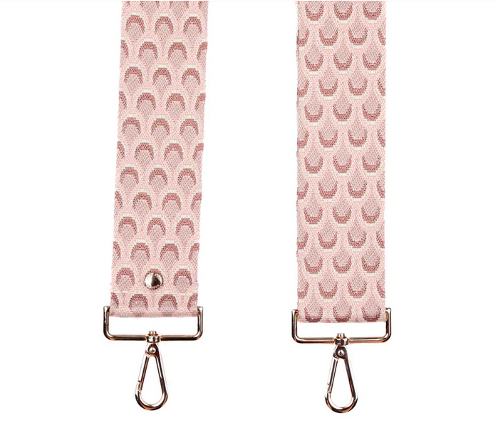 Pom Pom Strap Blush Peacock Narrow