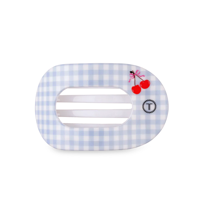Medium Flat Round Clip Basket of Cherries