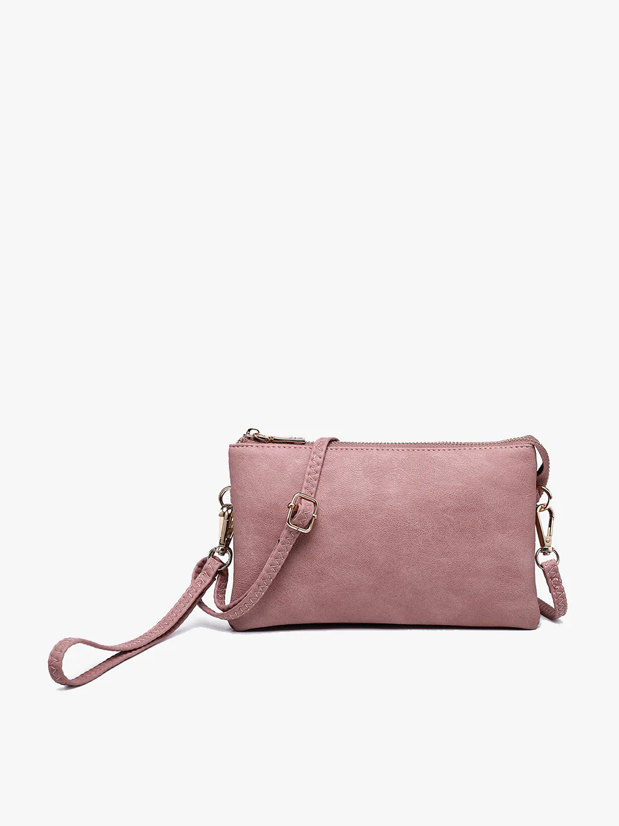 Riley Crossbody/Wristlet Dark Rosewood