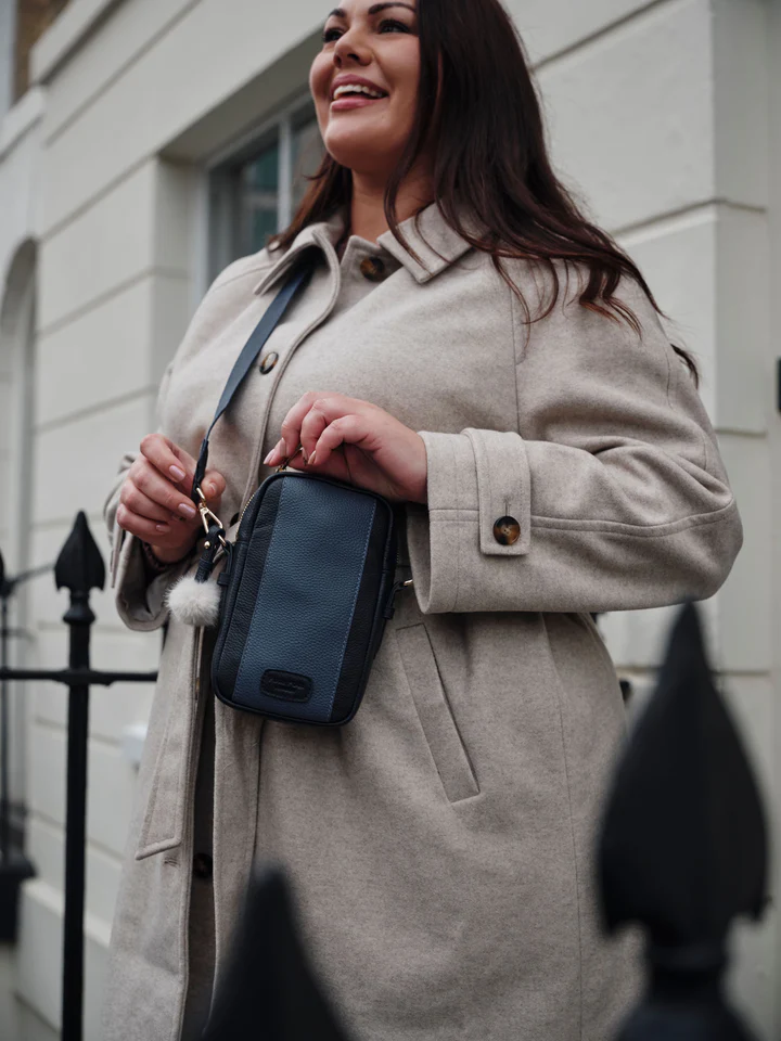 Eaton Phone  Bag Navy &amp; Slate Blue