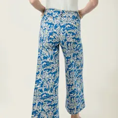 Pritchard Wide Leg Pull On Jean Flagler Woodland Blue