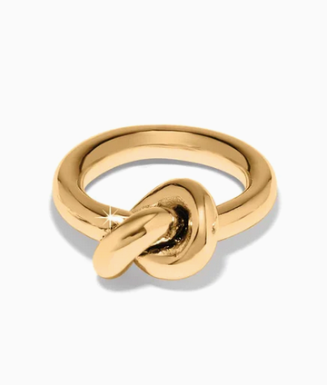 Interlok Single Knot Ring Gold 6
