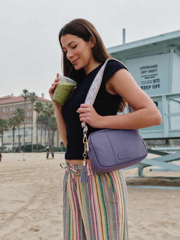 Pom Pom London City Duo Bag French Lavender