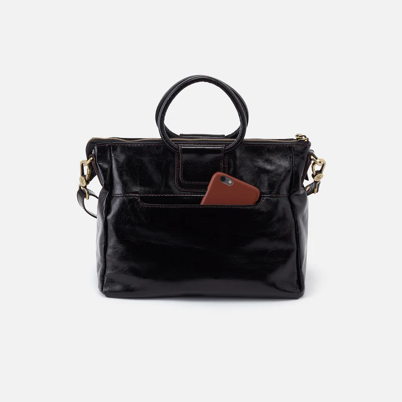 Sheila Medium Satchel Black