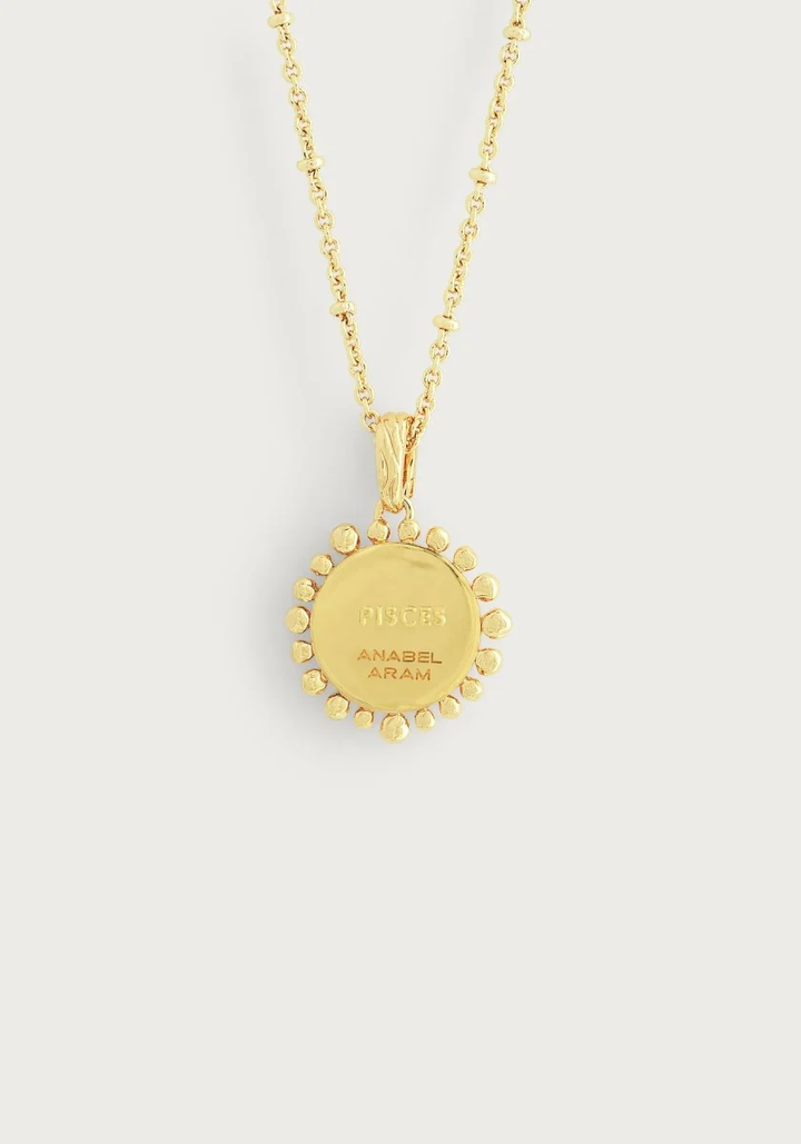 Anabel Aram Zodiac Pendant Necklace Pisces