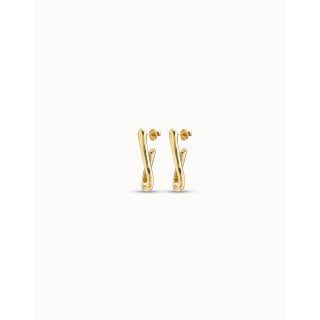 For U Link Shaped Hoop Earrings
