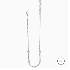 Meridian Petite Short Necklace Silver