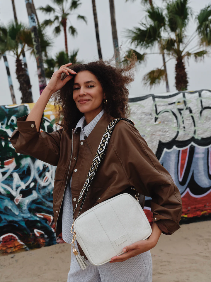 Pom Pom London City Plus Bag Bright White