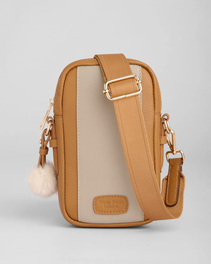 Eaton Phone  Bag Maple &amp; Stone