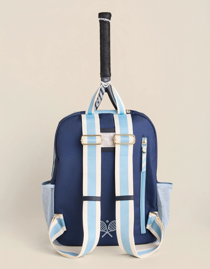 Armada Tennis Backpack Navy Blue Stripe OS