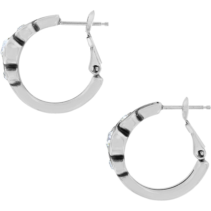 Infinity Sparkle  Hoop Earrings