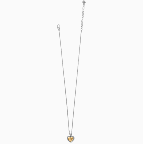 Pretty Tough Bold Heart Petite Necklace