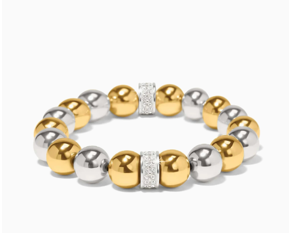 Meridian Stretch Bracelet Silver-Gold