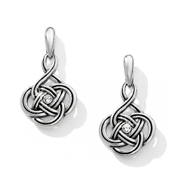 Interlok Petite Post Drop Earrings