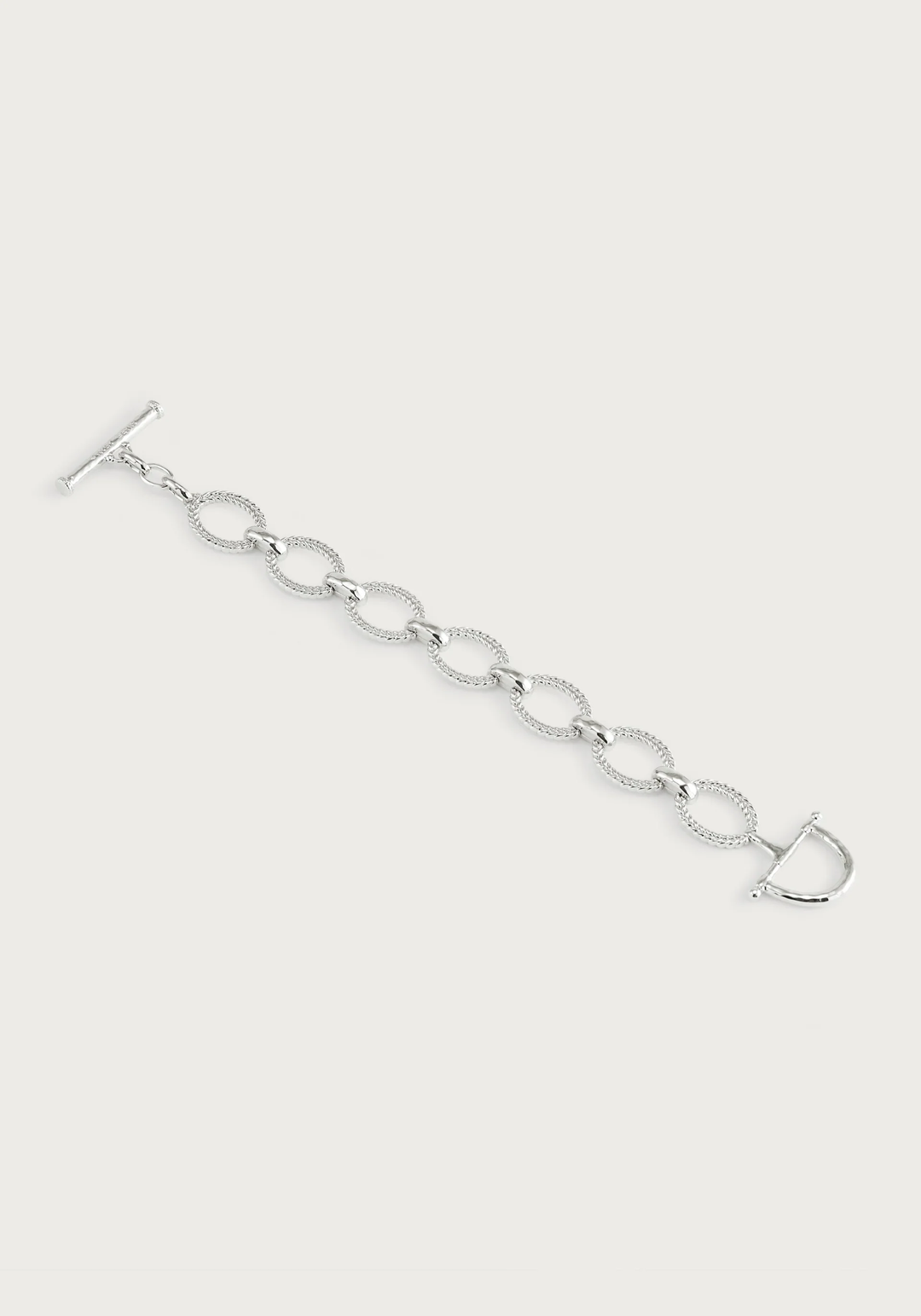 Anabel Aram Cheval Chain Bracelet Silver