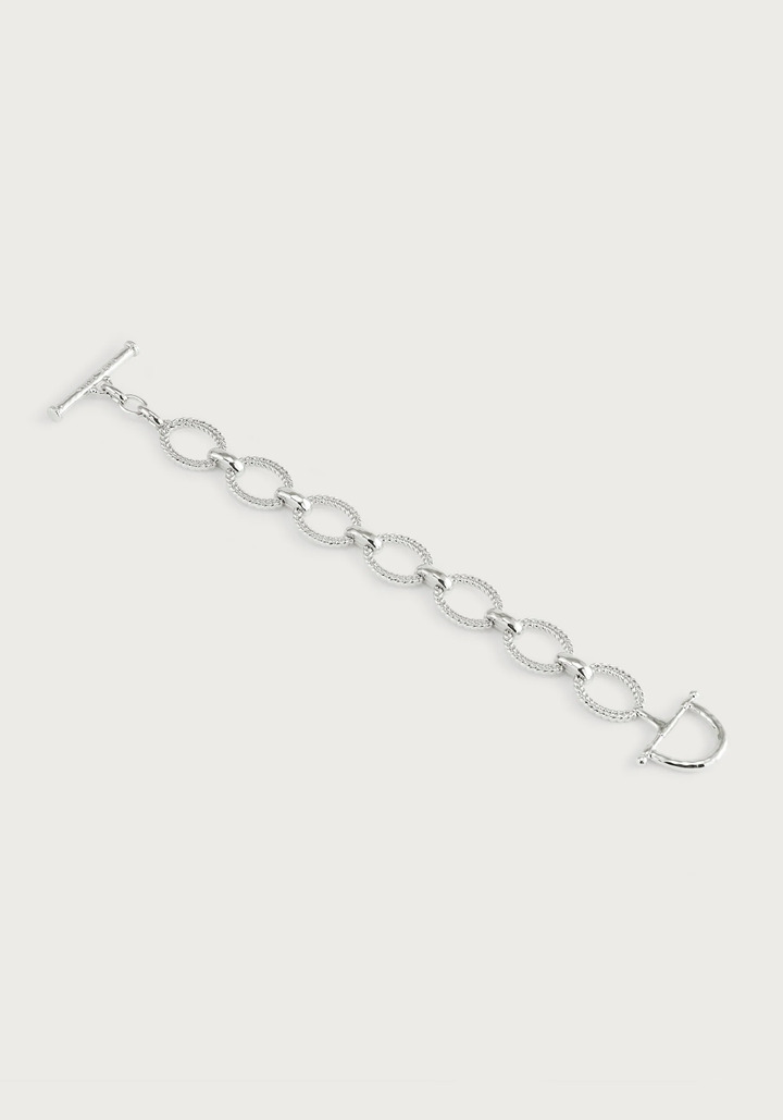 Anabel Aram Cheval Chain Bracelet Silver