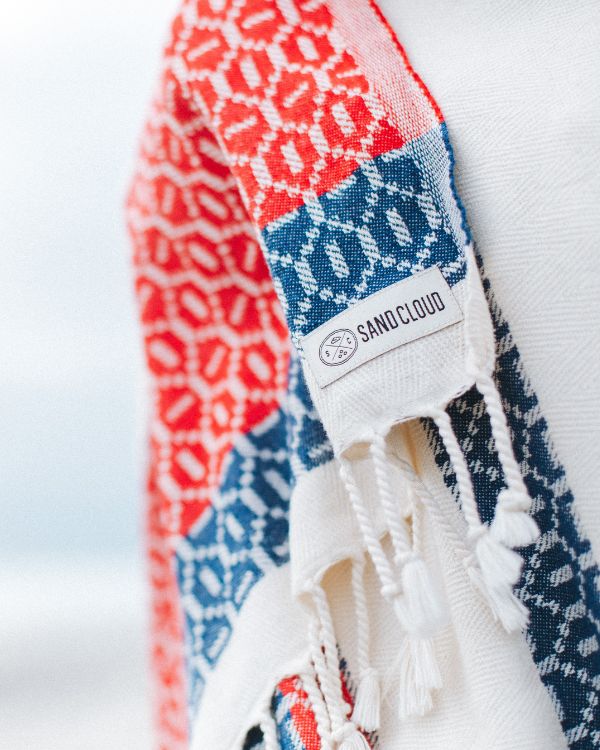Patriot Stripe Turkish Beach Towel