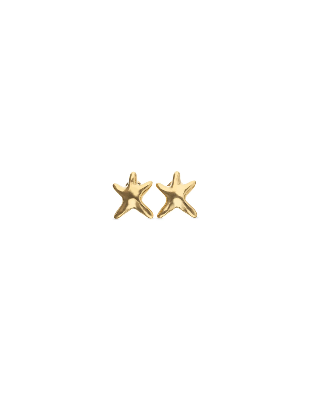 Star Stud Earrings Gold