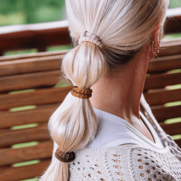 Espresso Yourself Small 3 Pack Nylon Hair Ties