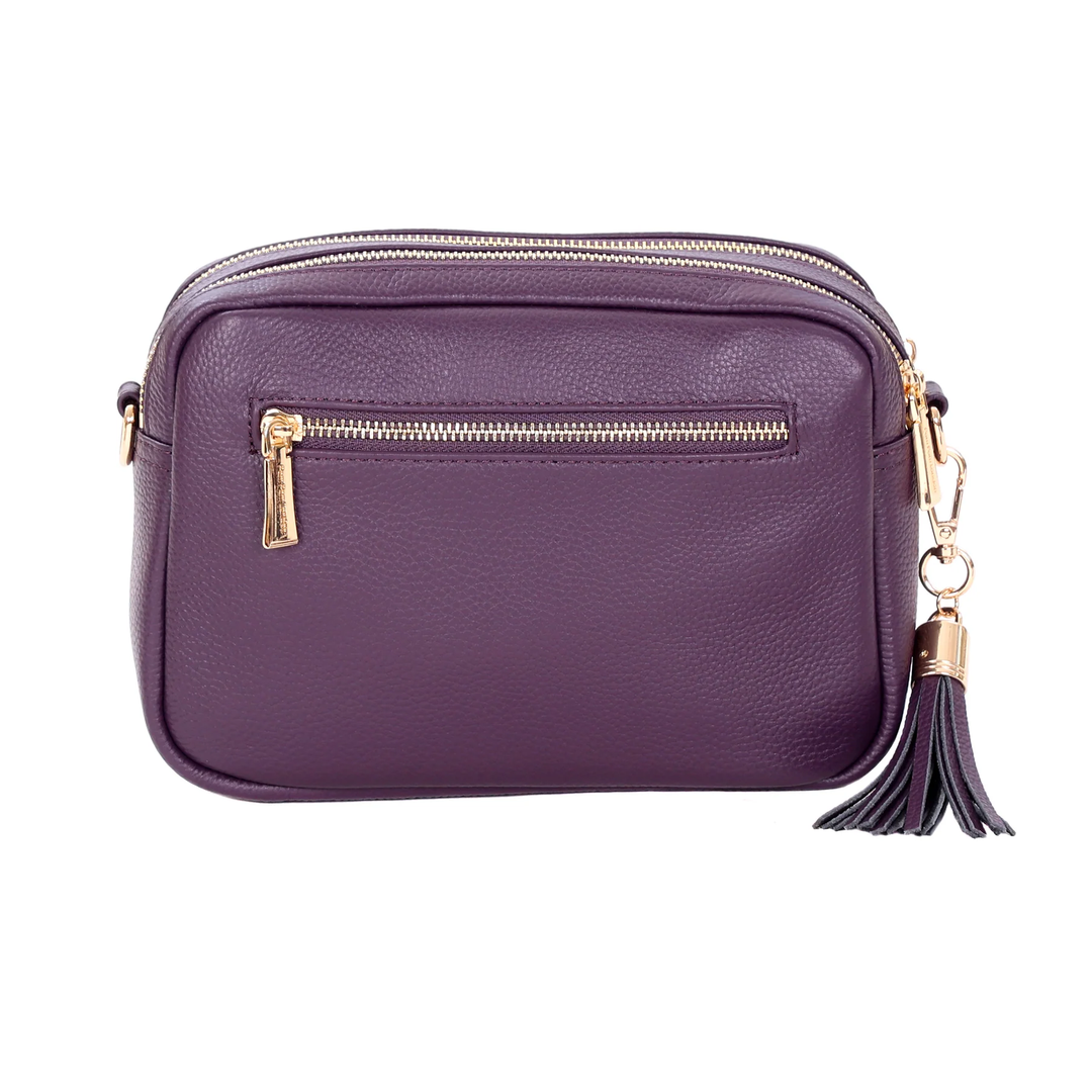 Pom Pom London City Duo Bag Purple Nightshade