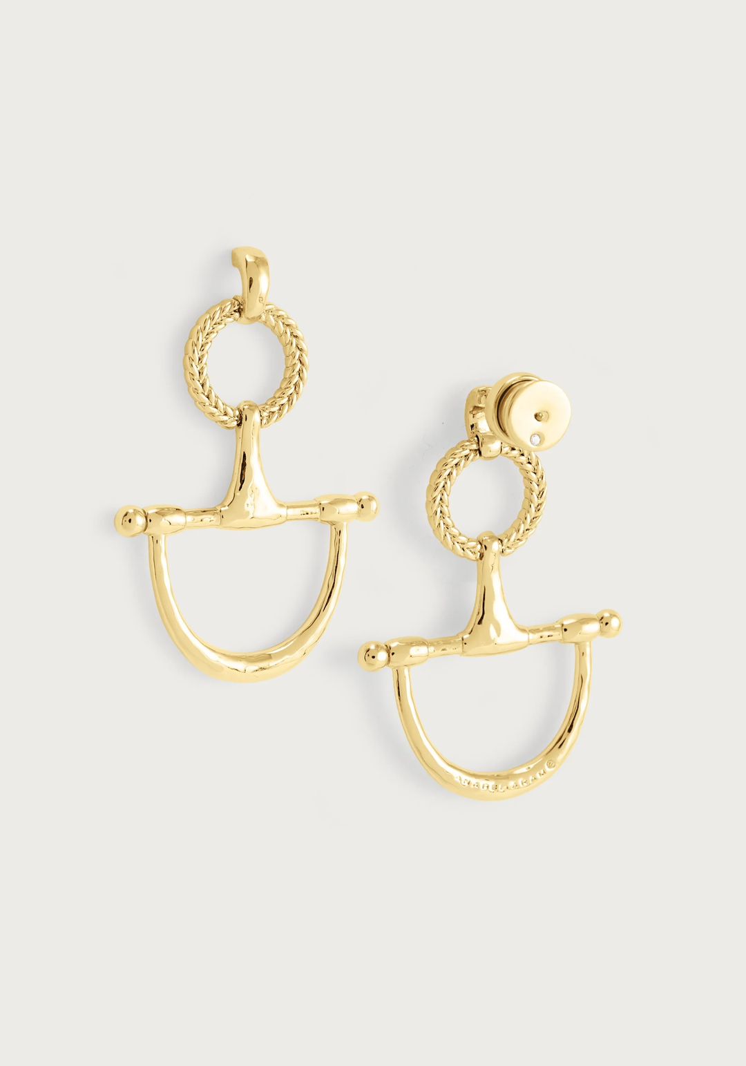 Anabel Aram Chaval Bit Drop Earrings