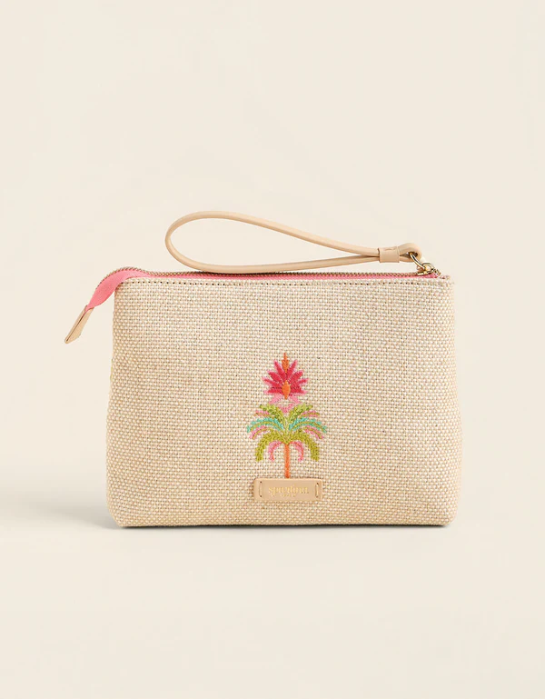 Carina Wristlet Castillo Floral Palms