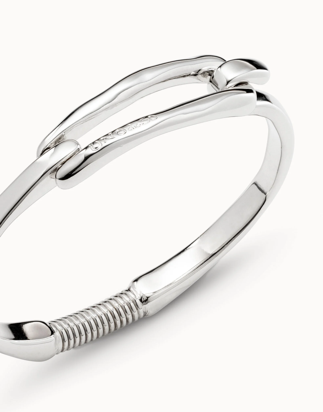 Tied Bangle Bracelet with Buckle