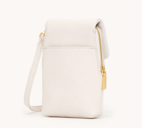 VIP Mobile Crossbody Calla Lily White/Brushed Gold